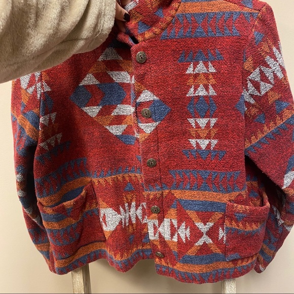 Vintage twenty two western Aztec button up jacket - Picture 4 of 11